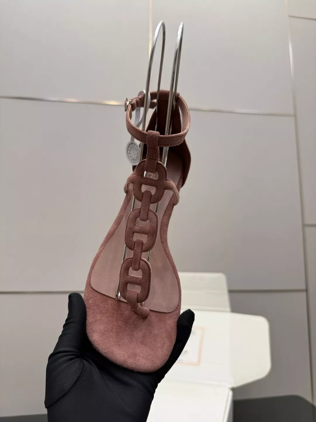 에르메스 켈리 버클 포인트 스트랩 슈즈 상세 이미지 9