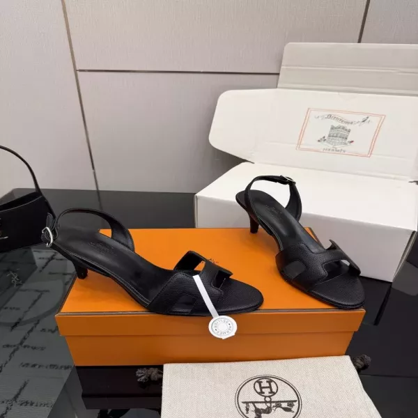 에르메스 H 버클 스트랩 샌들