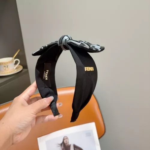 펜디 리본 포인트 더블 에프 머리띠
