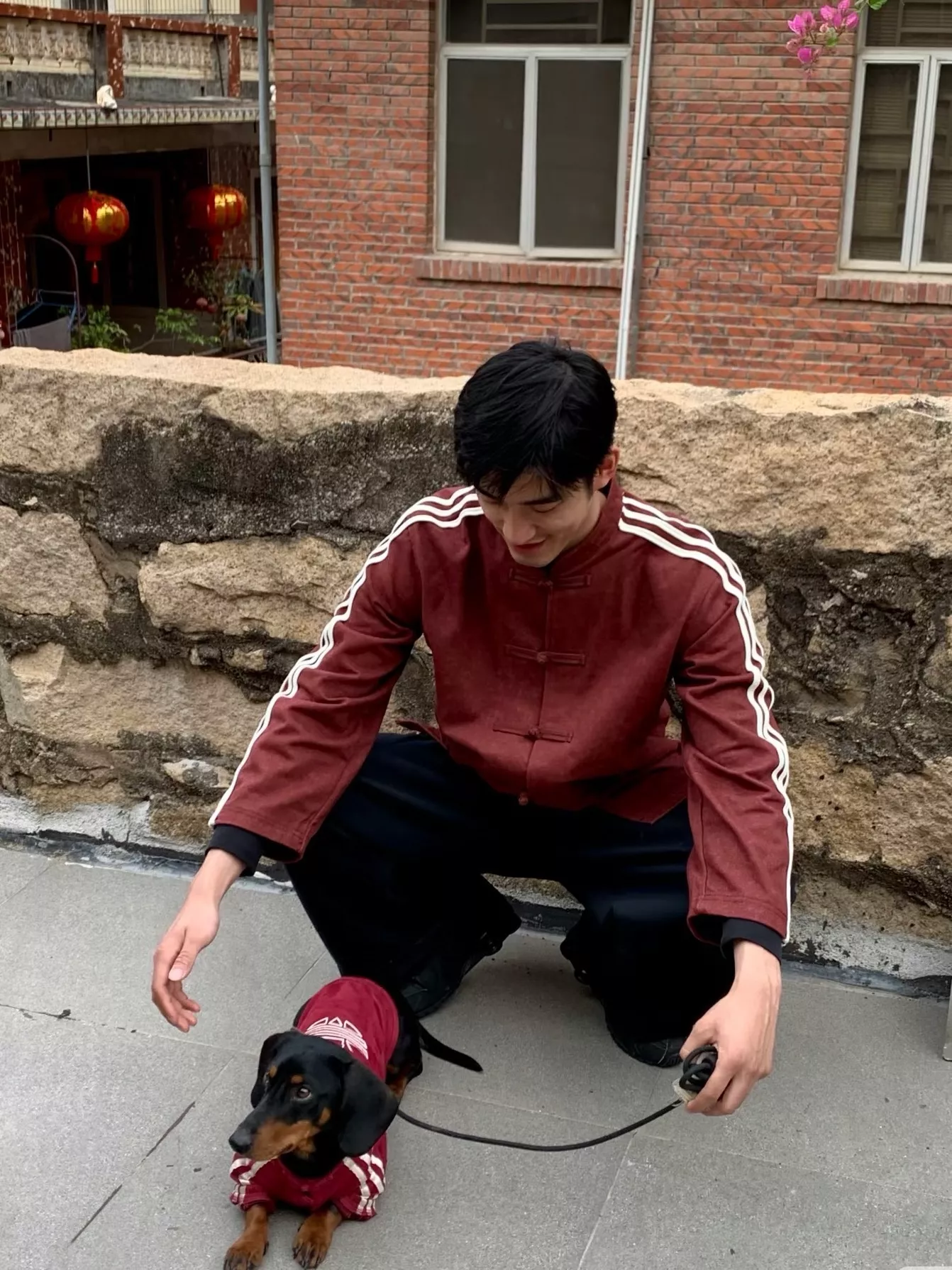 아디다스 삼선 디테일 차이나 무드 재킷 상세 이미지 21