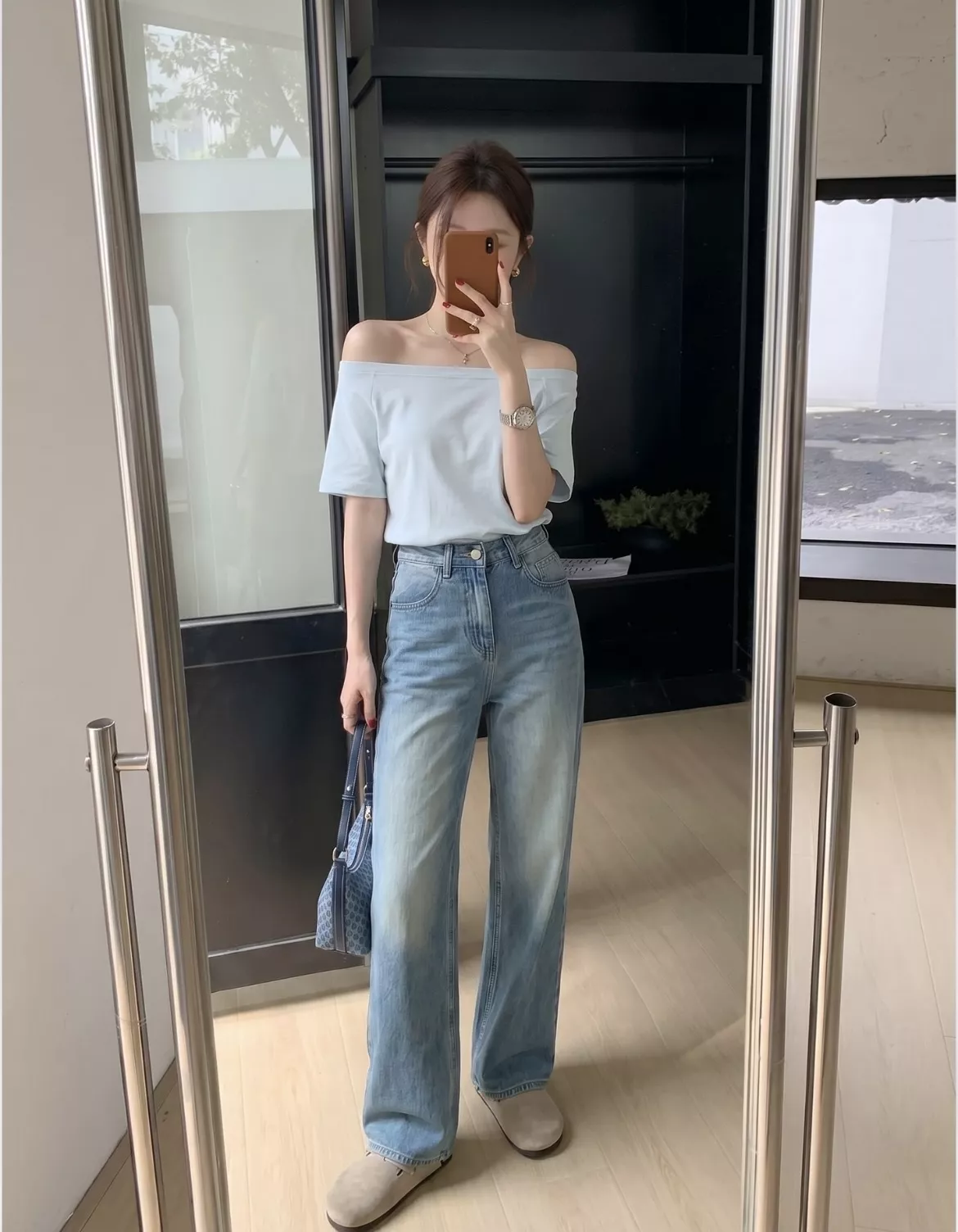 디소나 자카드 패턴 언더암 백 상세 이미지 56