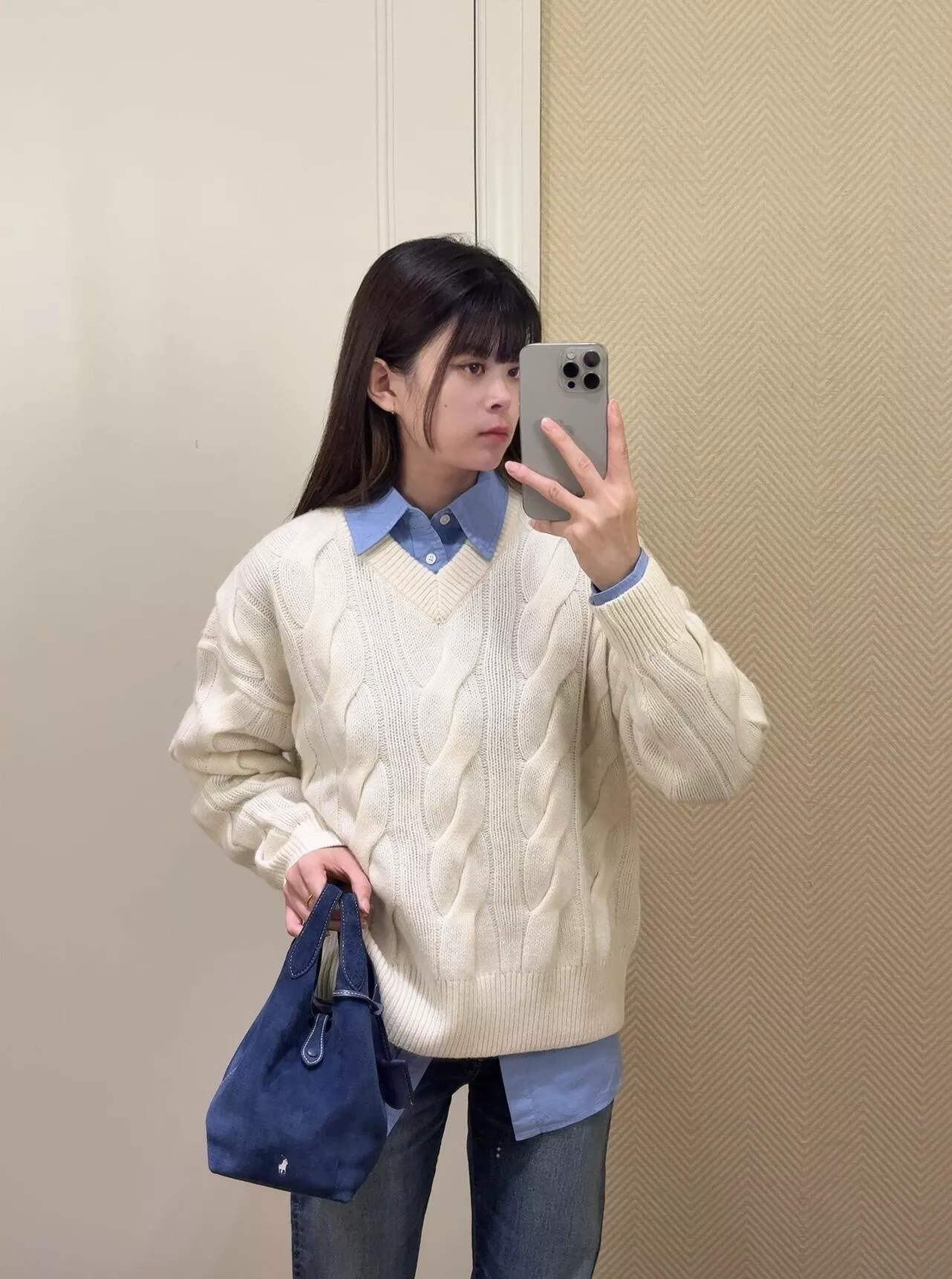 랄프로렌 스웨이드 미니 바스켓백 상세 이미지 54