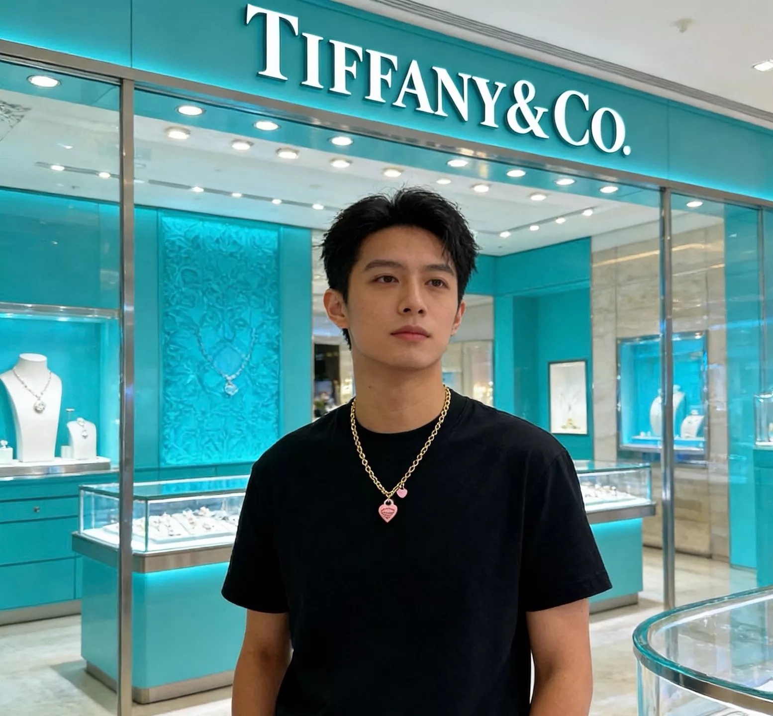 티파니앤코 실버 체인 포인트 주얼리 상세 이미지 2