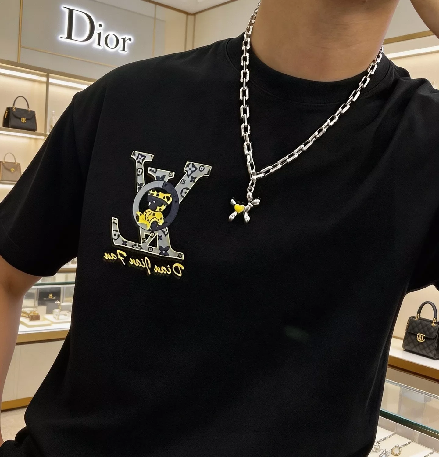디올 빈티지 무드 체인 액세서리 상세 이미지 7