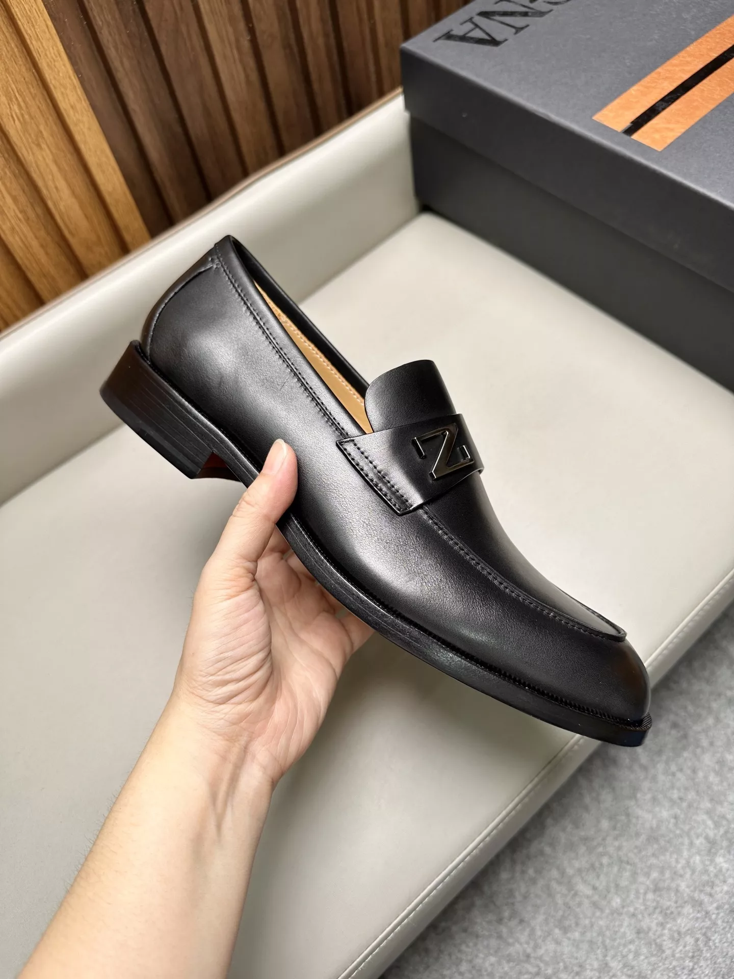 제냐 비즈니스 가죽 구두 상세 이미지 6