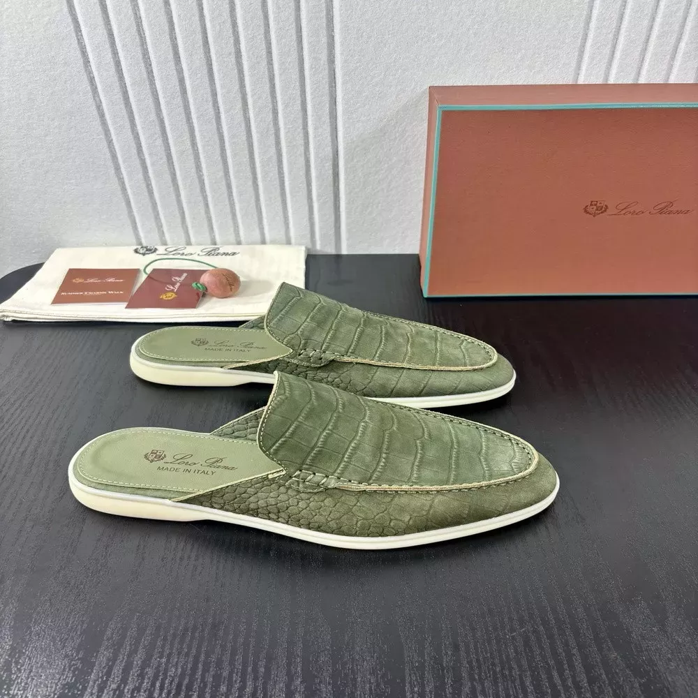 로로피아나 남성 캐주얼 뮬 슈즈