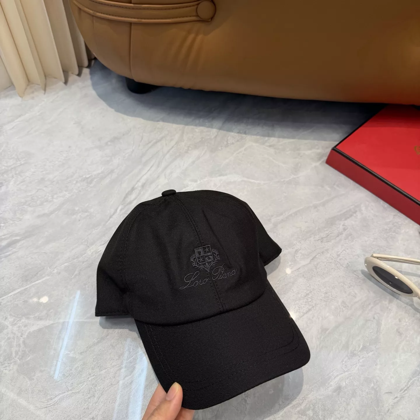 로로피아나 리넨 캐주얼 캡 상세 이미지 8