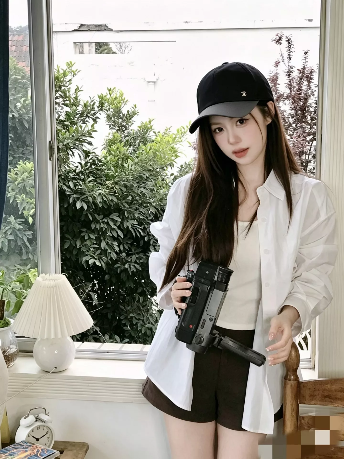 샤넬 클래식 캐주얼 야구모자 상세 이미지 2