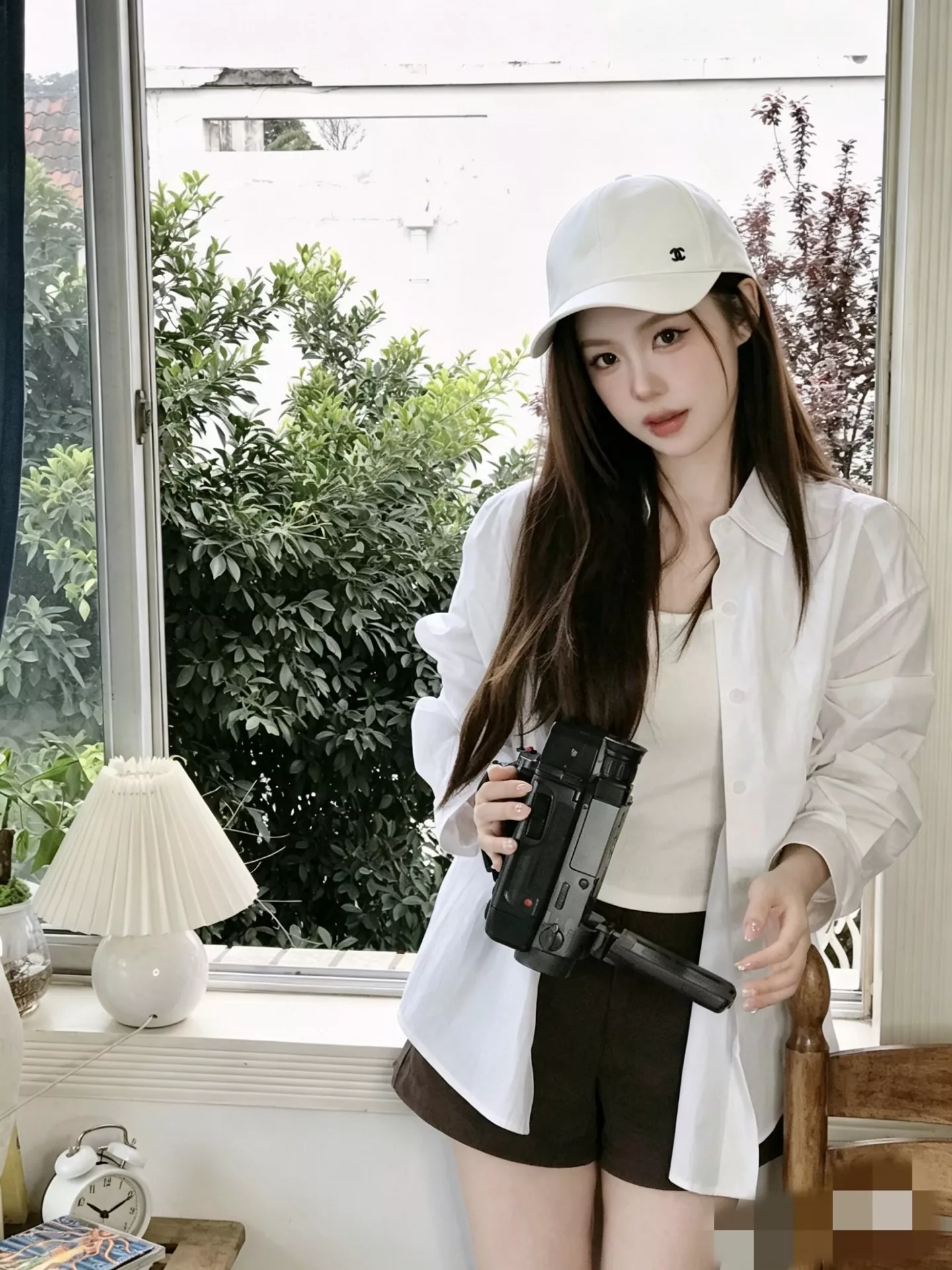 샤넬 클래식 캐주얼 야구모자 상세 이미지 2