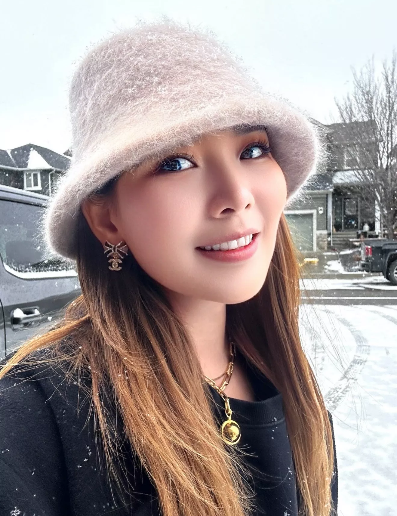 샤넬 리본 장식 이어 액세서리 상세 이미지 10