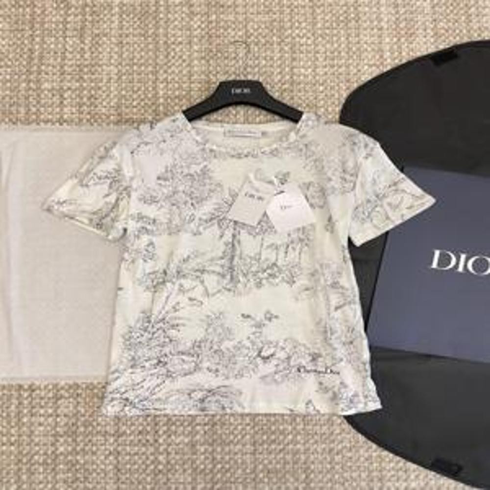 디올 25SS Dioriviera 프린트 반팔 티셔츠