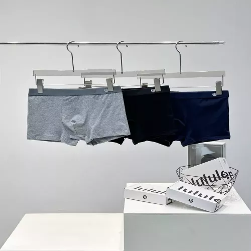 룰루레몬 코튼 혼방 남성 사각 언더웨어 세트