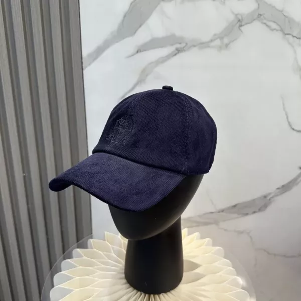 브루넬로쿠치넬리 코듀로이 베이스볼 캡