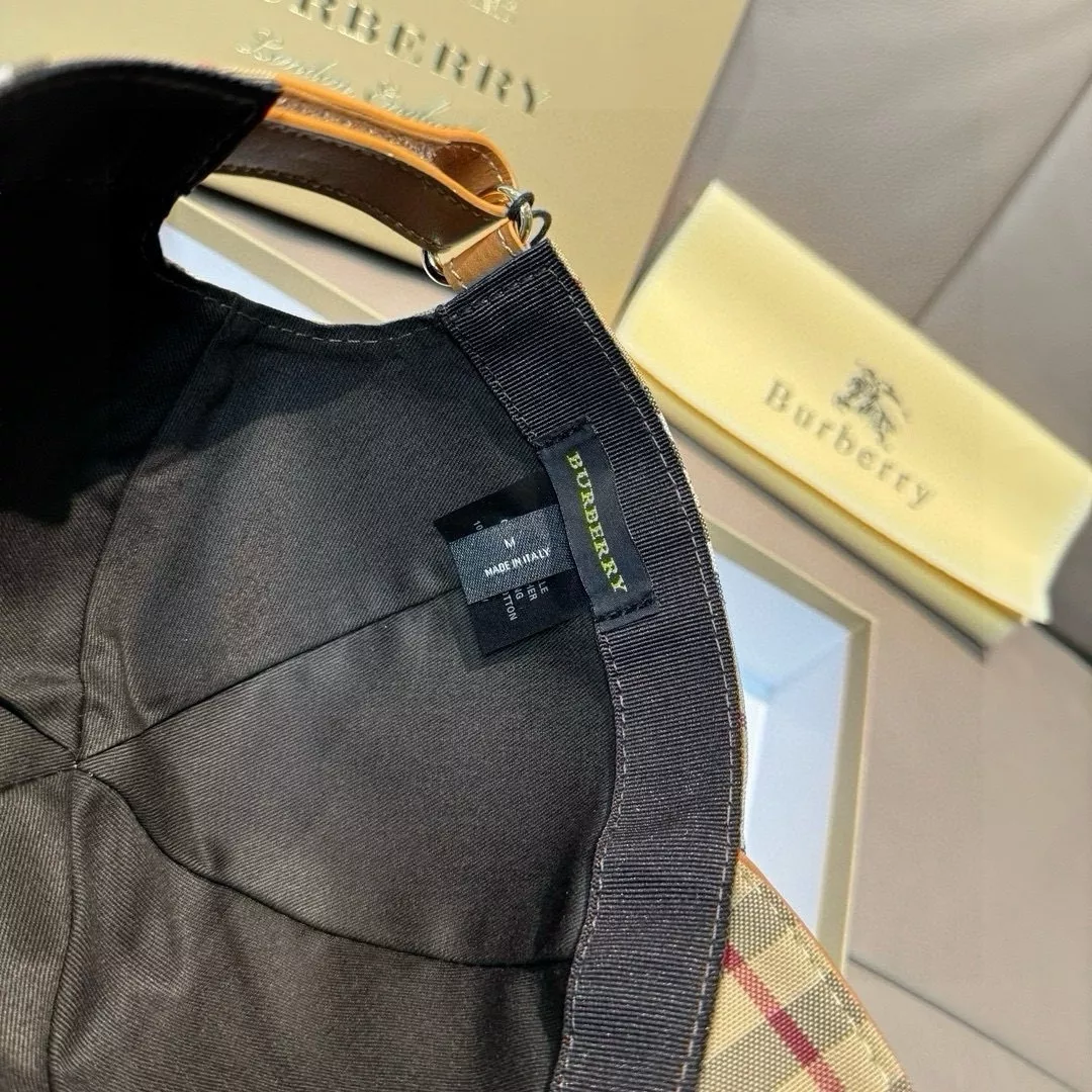 버버리 체크 패턴 베이스볼 캡 상세 이미지 7