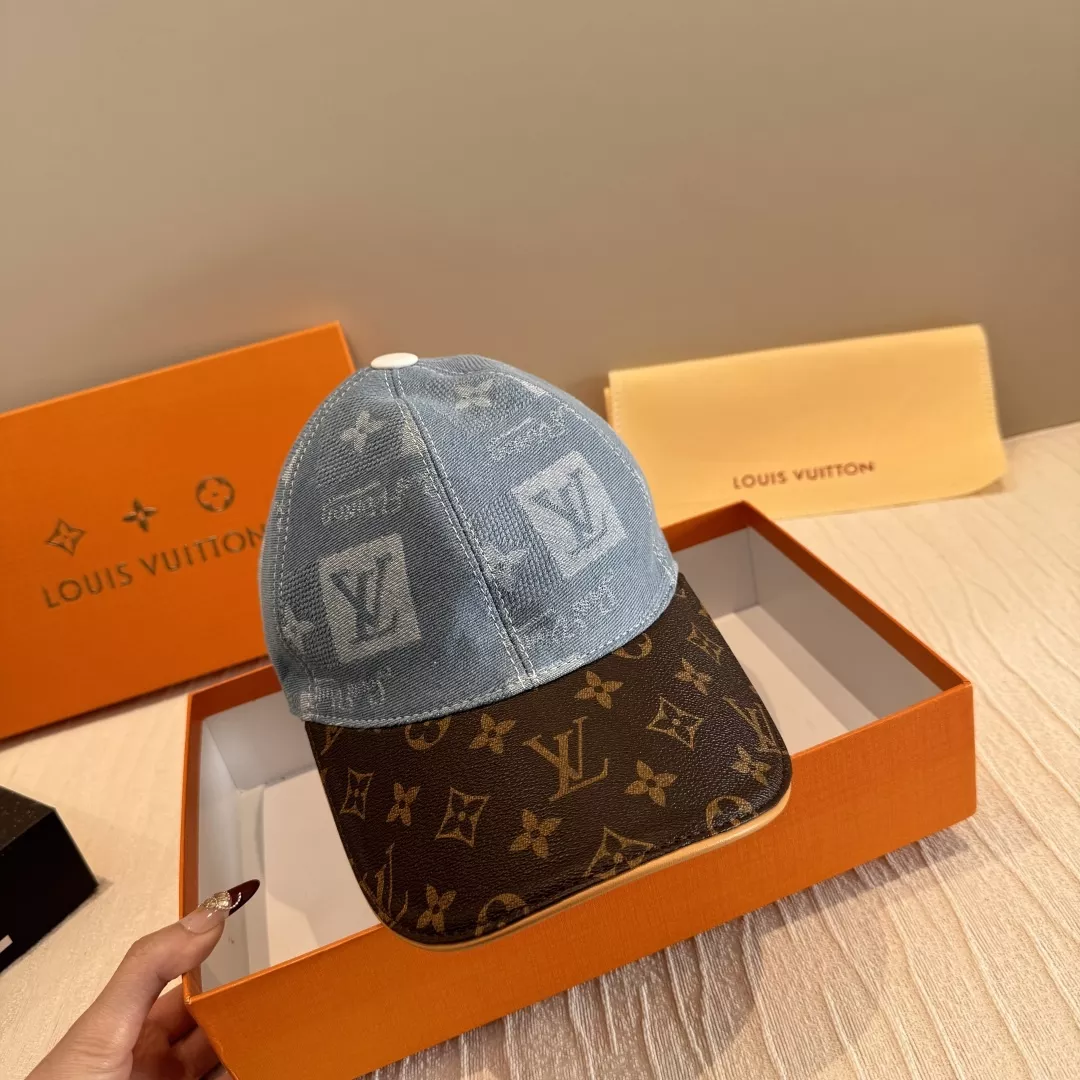 루이비통 모노그램 패치 배색 캡 상세 이미지 1