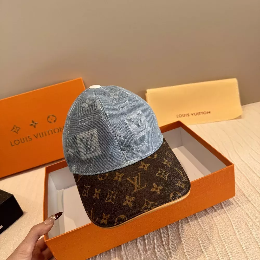 루이비통 모노그램 패치 배색 캡
