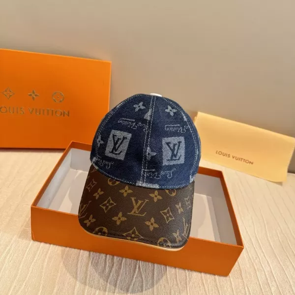 루이비통 모노그램 배색 코튼 캡