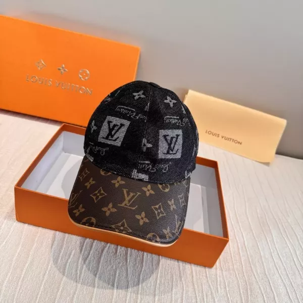 루이비통 모노그램 패치 배색 캡