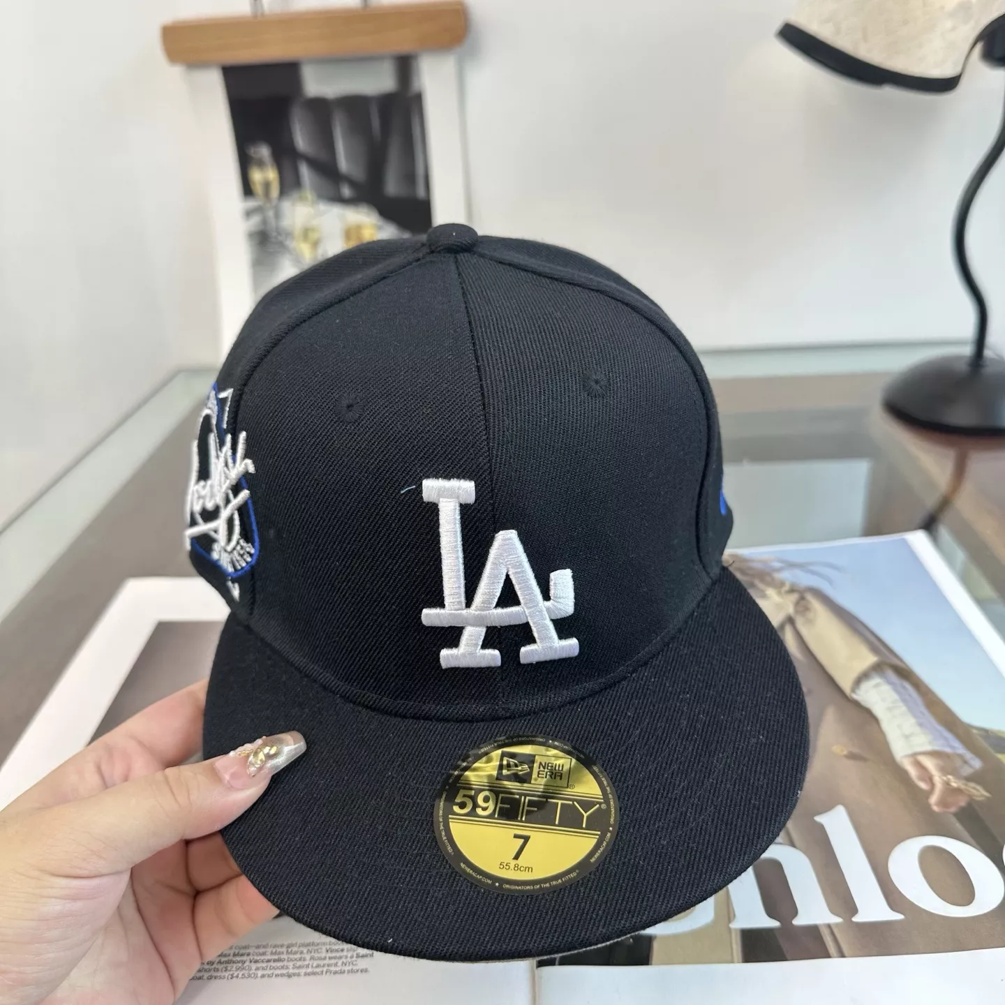 엠엘비 자수 로고 베이스볼 캡 상세 이미지 4