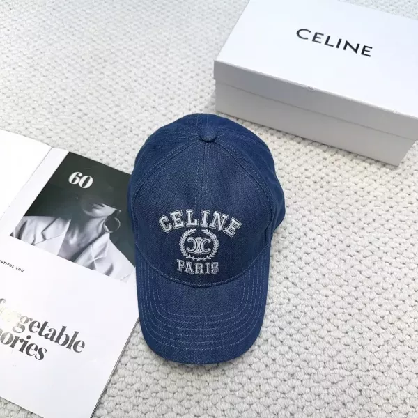 셀린느 C 로고 레터링 캡