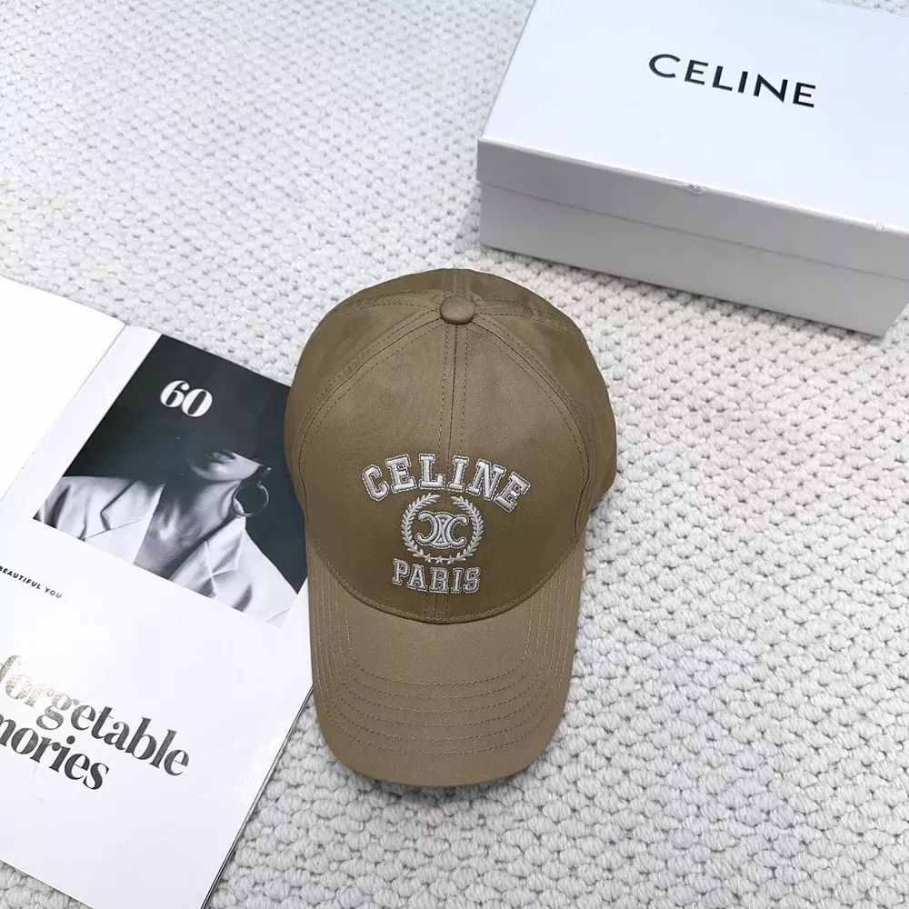 셀린느 심플 레터링 C 로고 캡