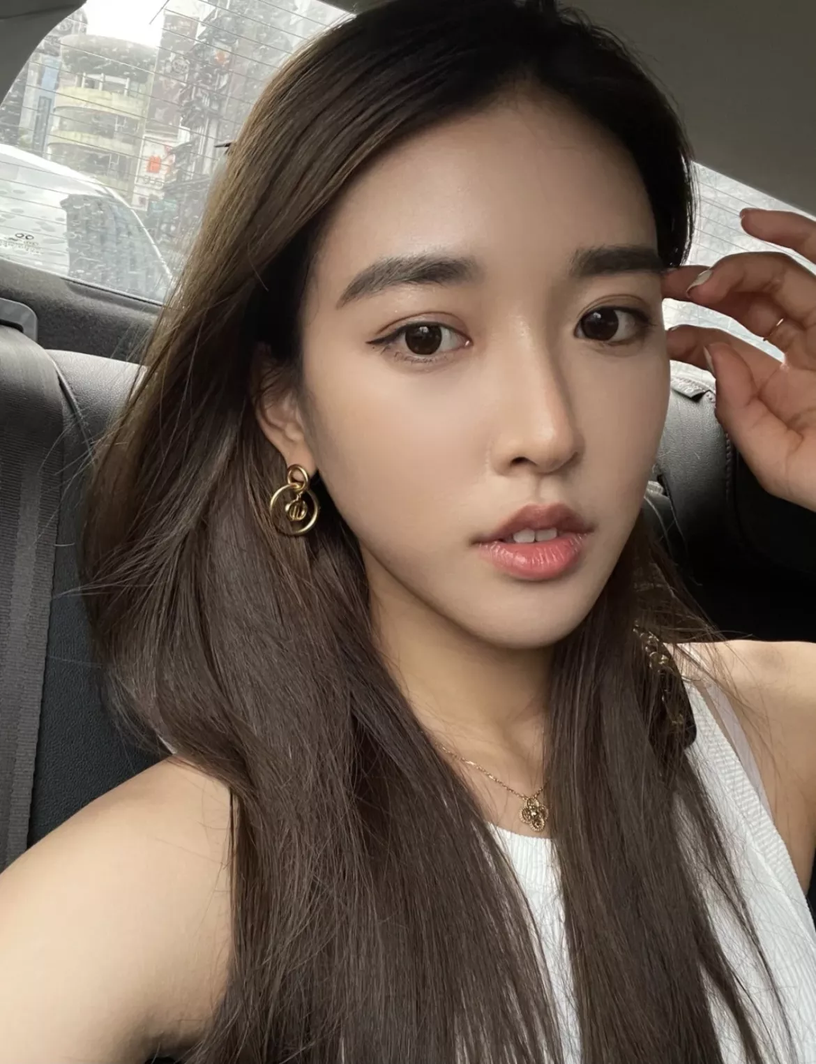 디올 CD 레터링 더블 링 이어링 상세 이미지 14