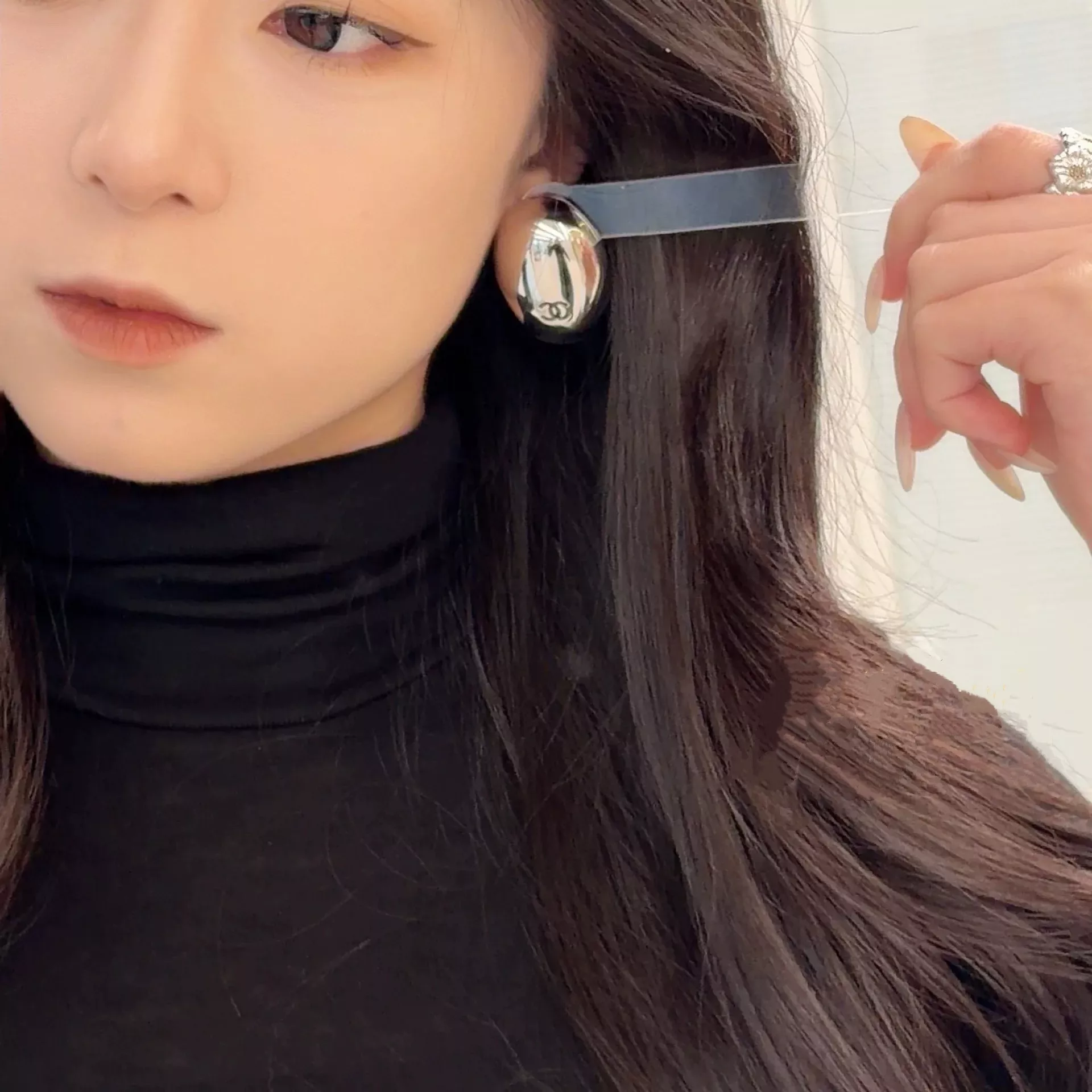 샤넬 비둘기알 쉐입 이어링 상세 이미지 28