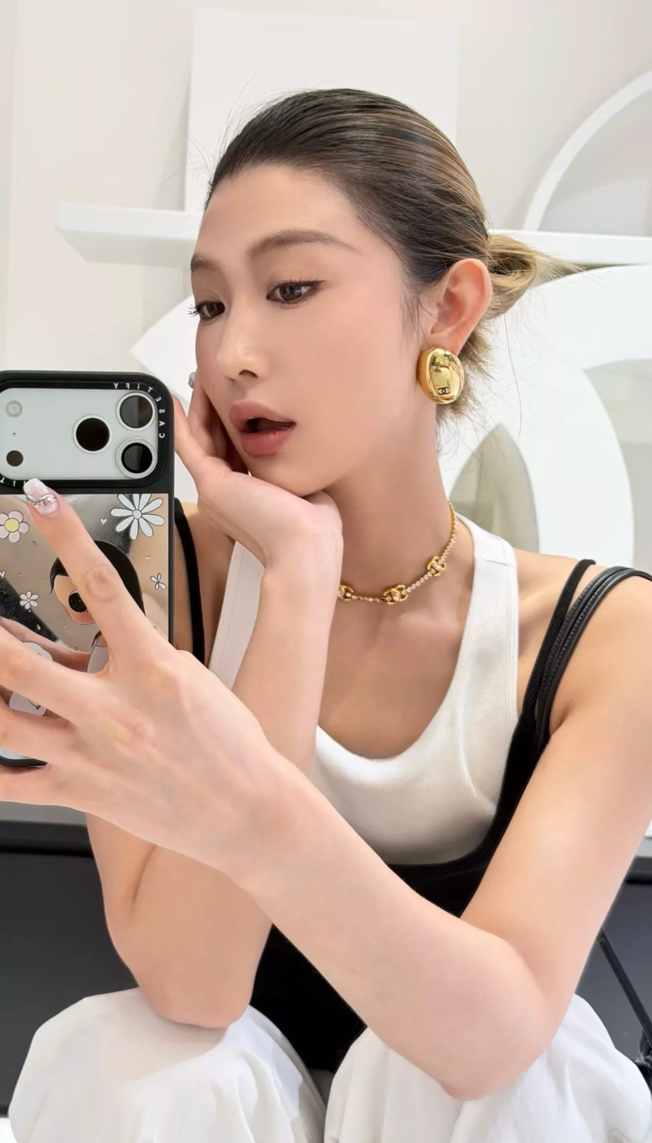 샤넬 비둘기알 쉐입 이어링 상세 이미지 32