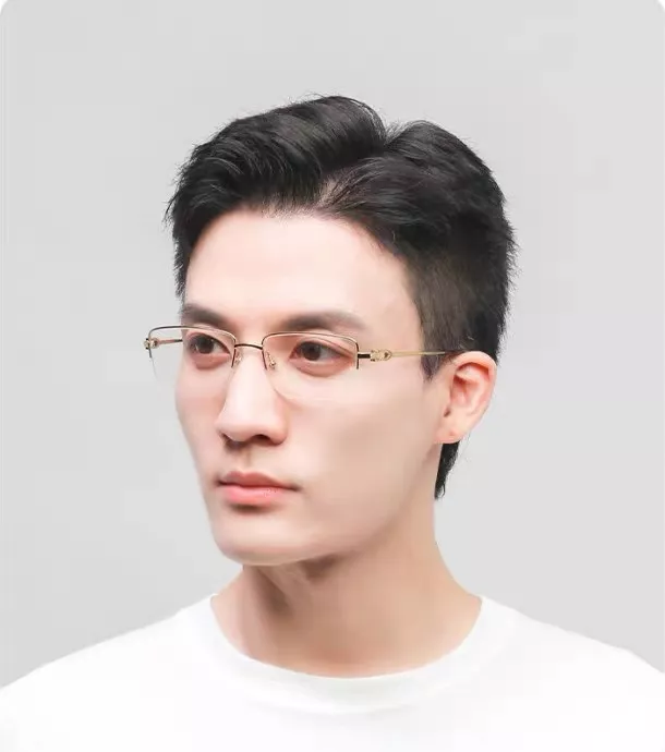 까르띠에 클래식 C 라인 반무테 광학 안경테 상세 이미지 32