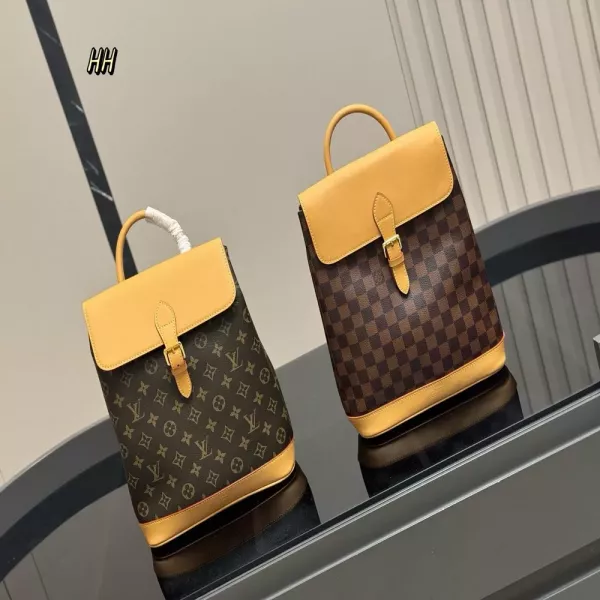 루이비통 다미에 패턴 더블 스트랩 백