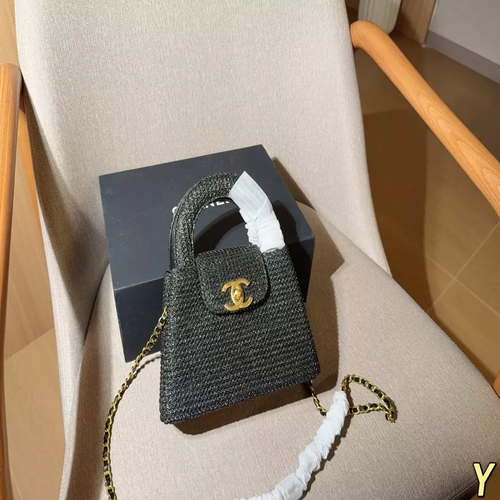 샤넬 켈리 스타일 체인 핸드백