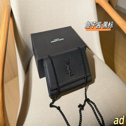 입생로랑 캐비어 체인 숄더 포인트 백