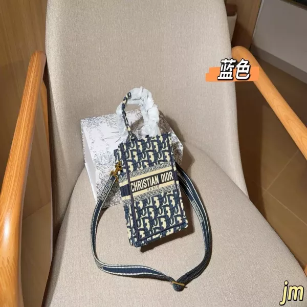디올 미니 토트 스타일 폰 수납 가방