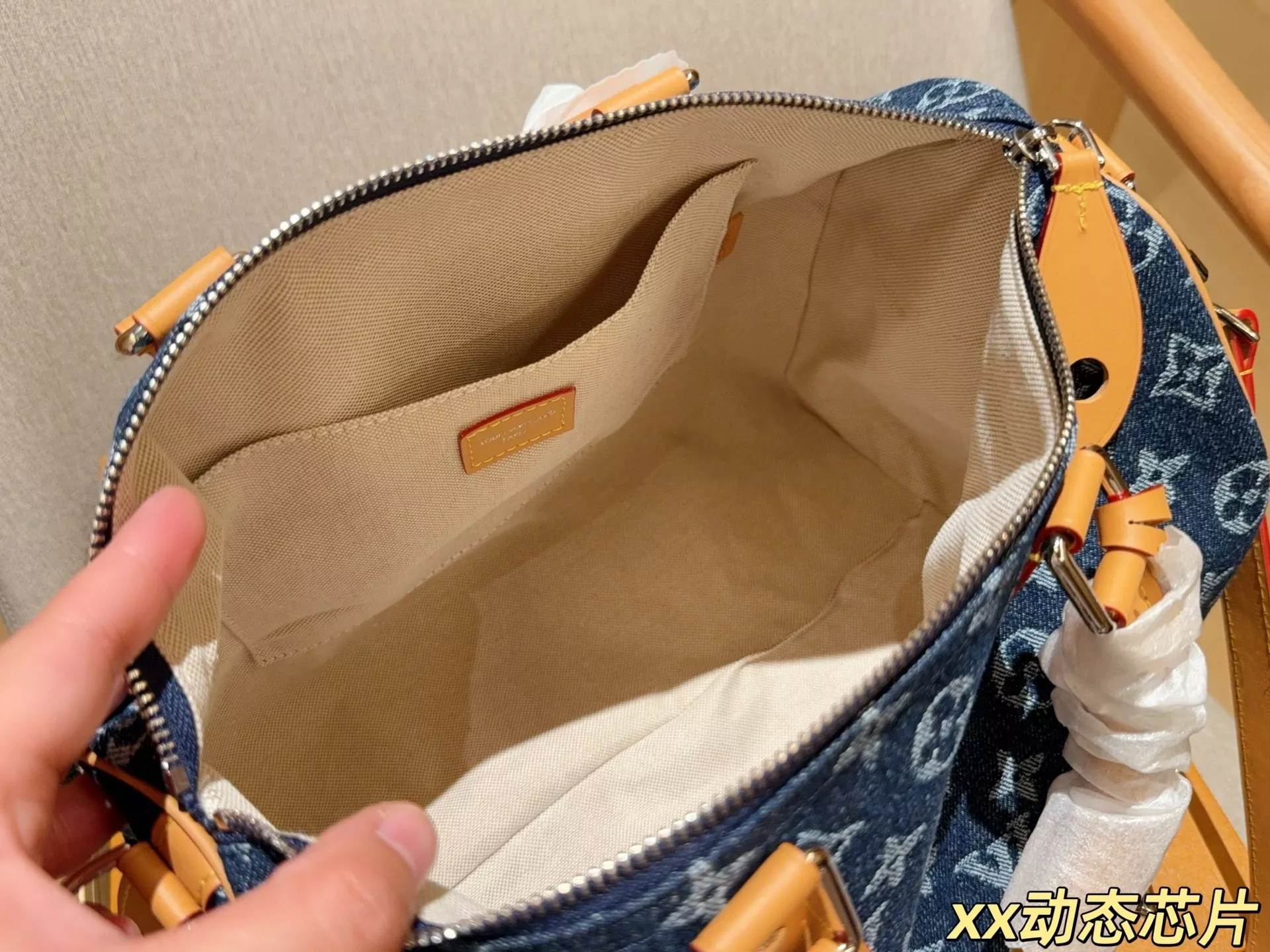 루이비통 클래식 데님 모노그램 여행 가방 상세 이미지 9