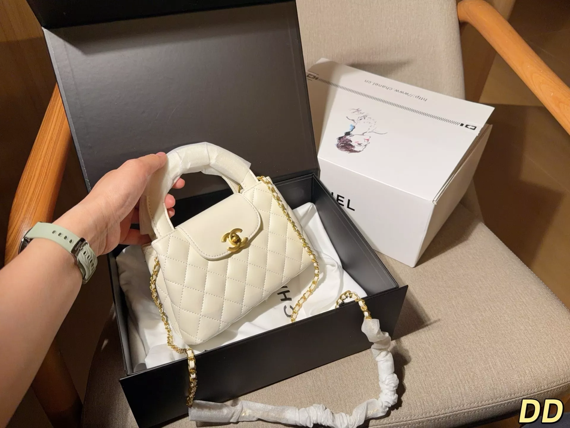샤넬 켈리 스타일 체인 핸드백 상세 이미지 2