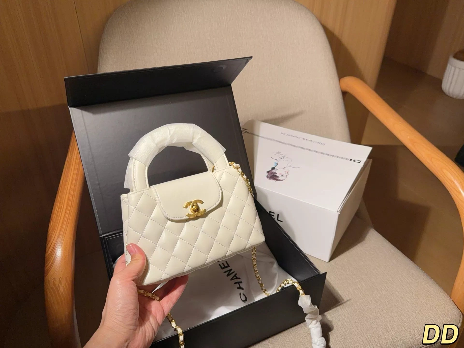 샤넬 켈리 스타일 체인 핸드백 상세 이미지 3