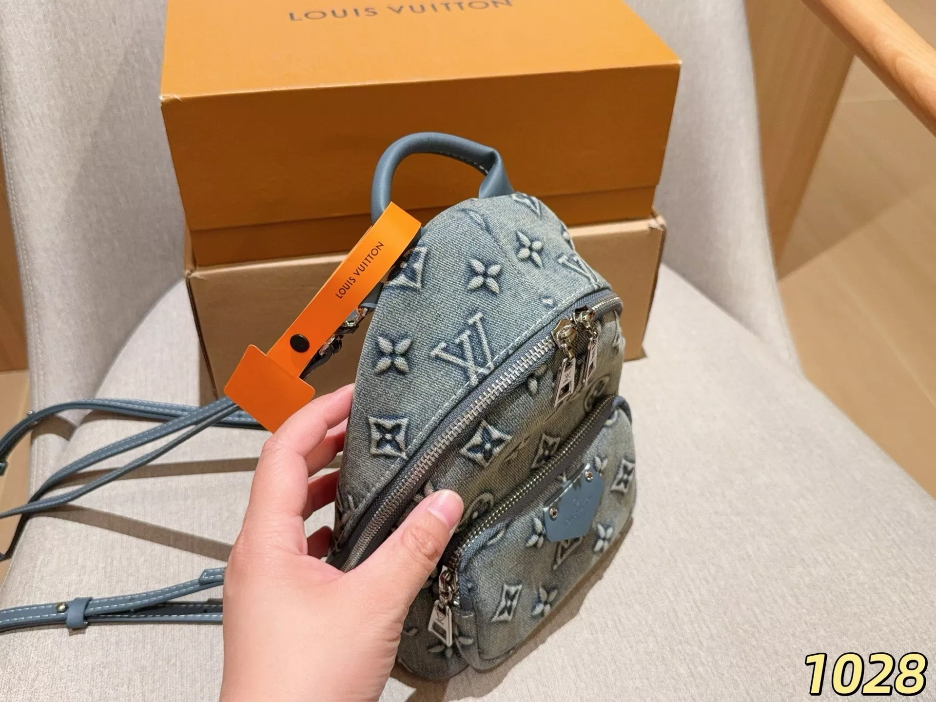 루이비통 데님 모노그램 미니 백 스타일 가방 상세 이미지 7