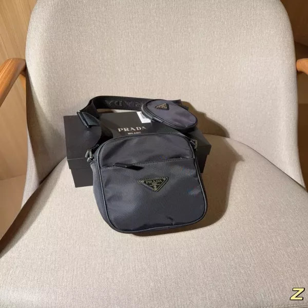 프라다 나일론 방수 원단 삼합 카메라 가방