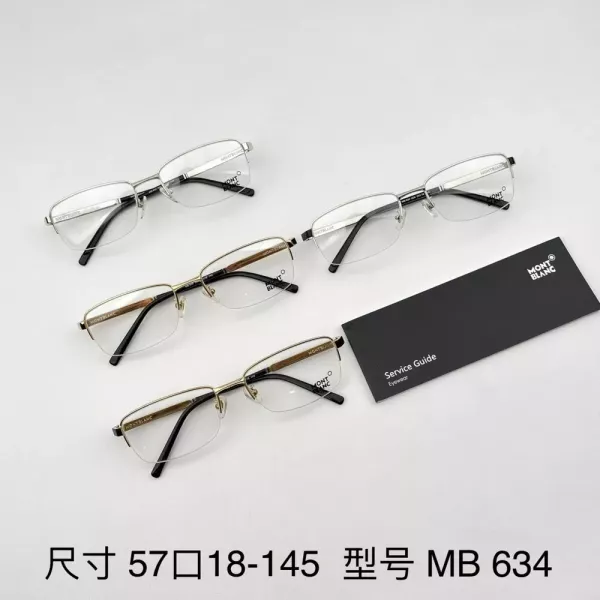 몽블랑 반무테 금속 안경테