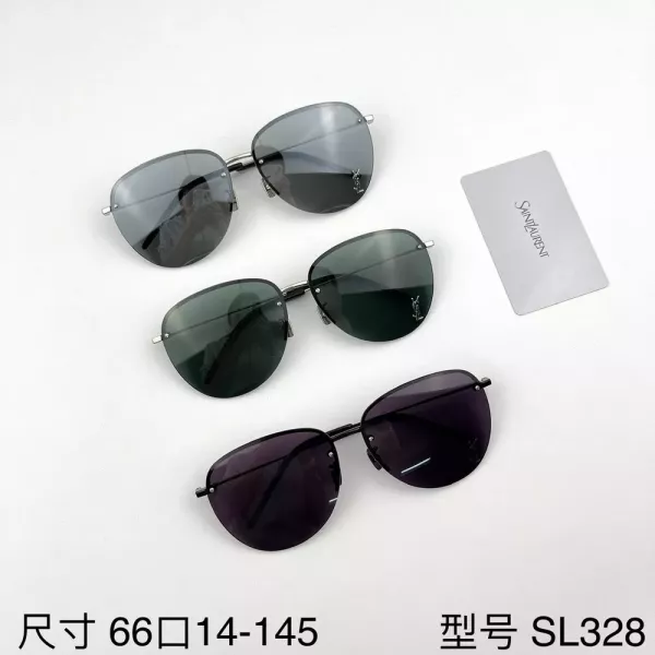 입생로랑 메탈 로고 파일럿 선글라스