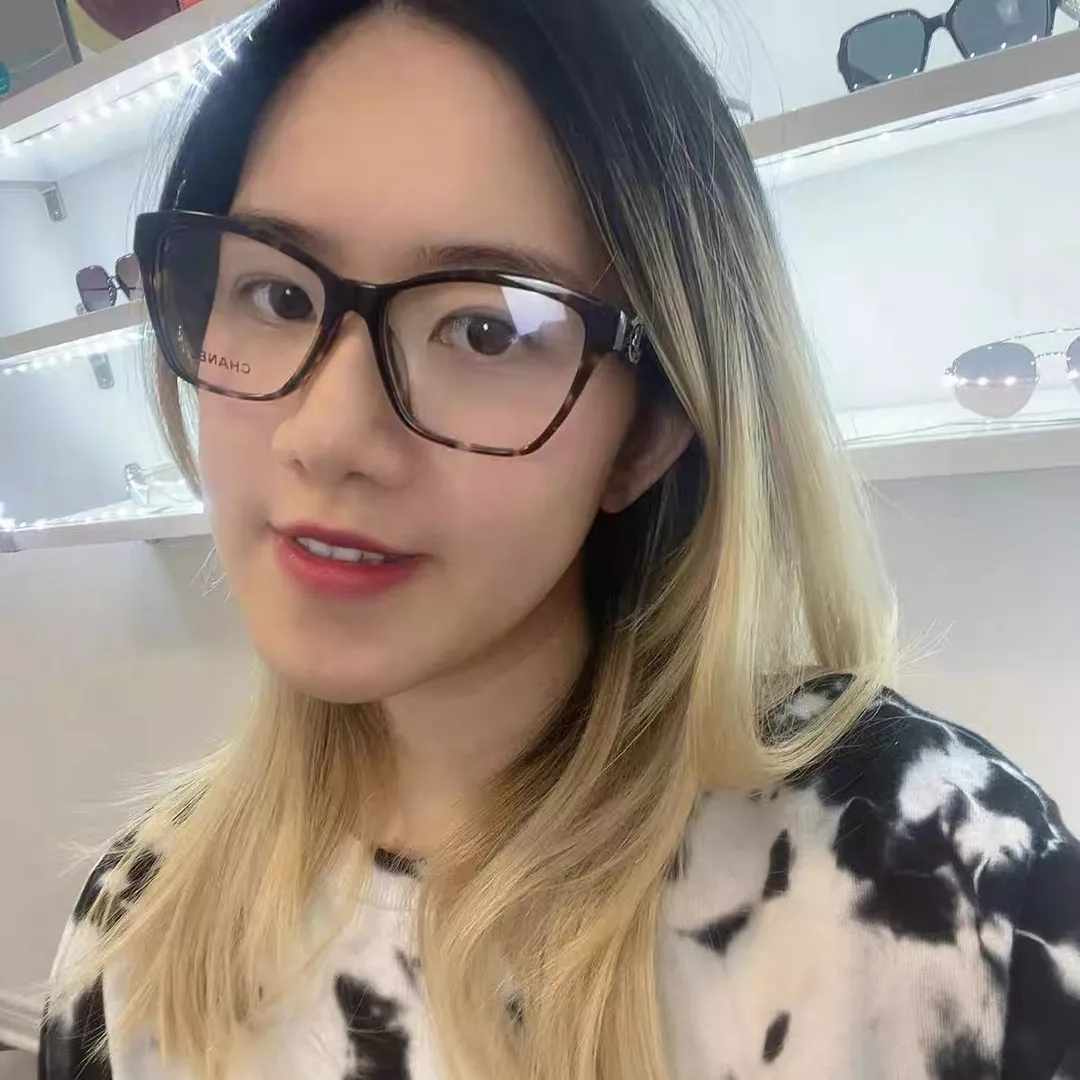 샤넬 미세한 캣아이 쉐입의 광학 안경테 상세 이미지 37