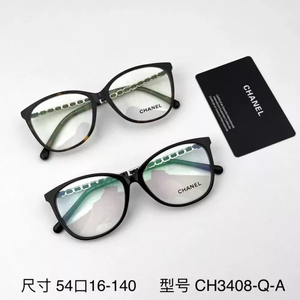 샤넬 더블 C 로고 장식 안경테