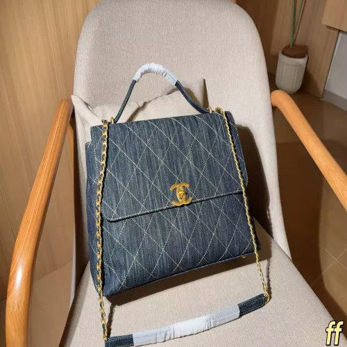 샤넬 빈티지 무드 데님 플랩 백
