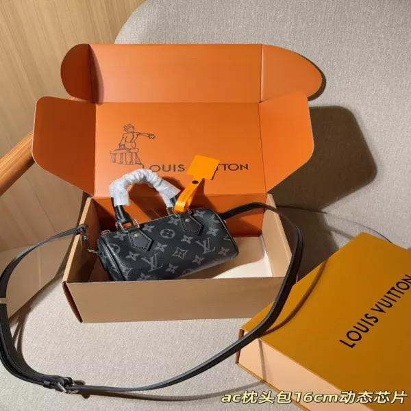 루이비통 블랙 모노그램 나노 스피디 스타일 백