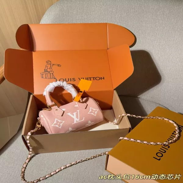 루이비통 나노 스피디 스타일 압화 체인백