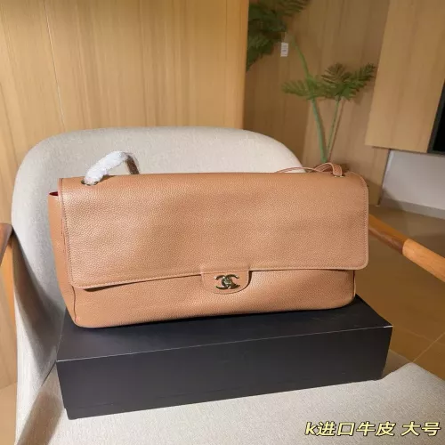 샤넬 맥시 플랩 공항 스타일 백