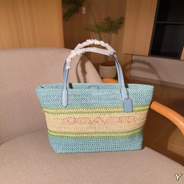 코치 라탄 무드 대용량 비치백