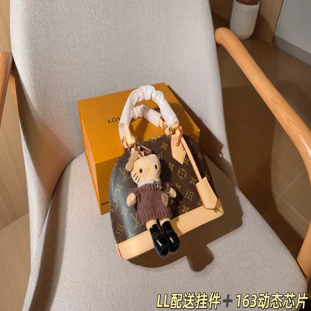 루이비통 클래식 모노그램 쉘 실루엣 백