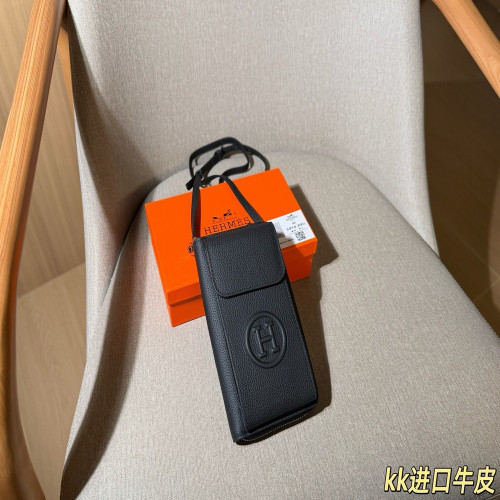 에르메스 슬림 레더 폰 파우치