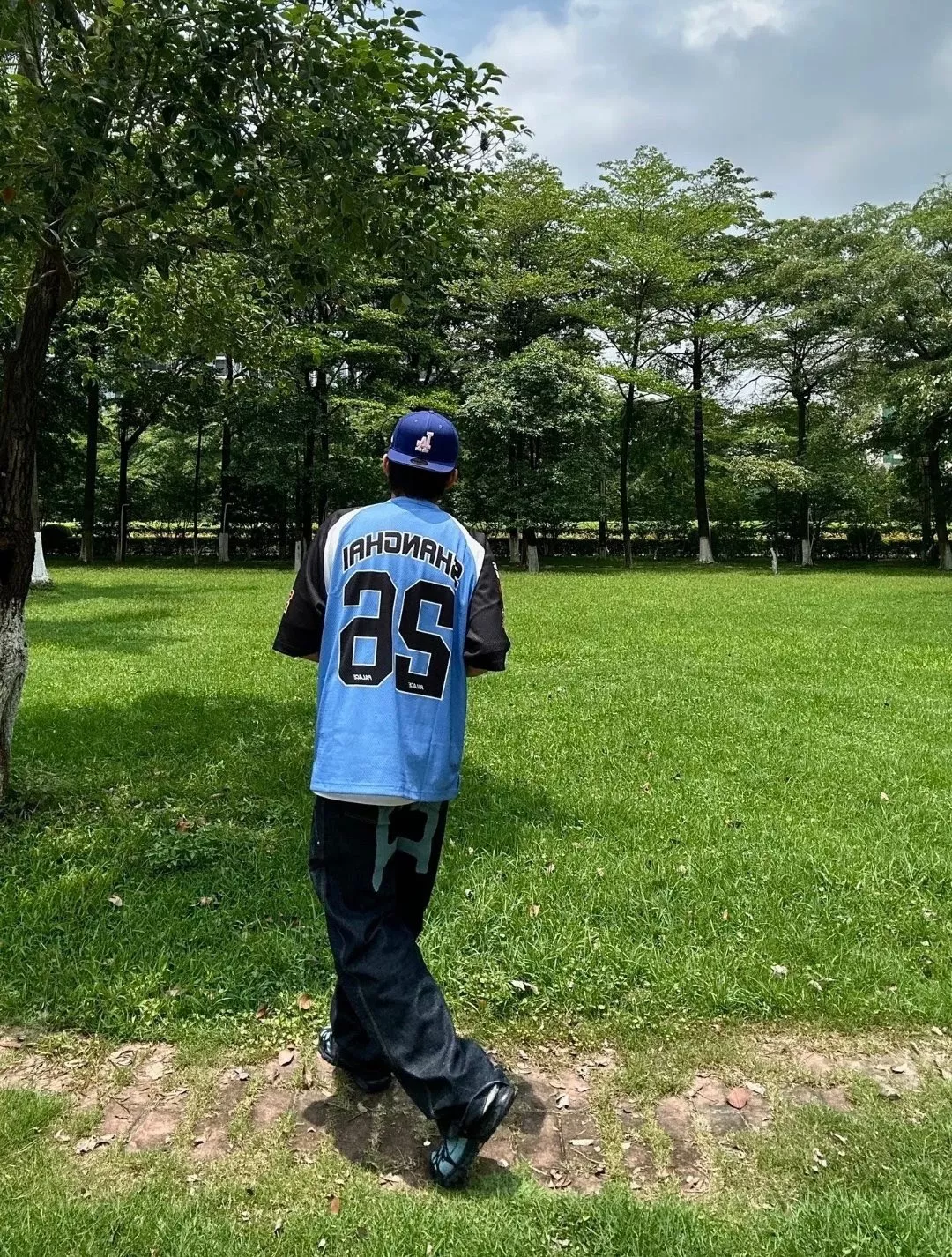 팔라스 상하이 오픈 한정 메쉬 배색 축구 스타일 상의 상세 이미지 26